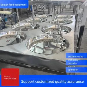 Processing and Production Equipment for Dried Beancurd Sticks, Dried Bean Curd Sheets, and Crispy Bean Curd Rolls. Stainless Steel Steam-type Disc Dried Bean Curd Sheet Machine thumbnail-2