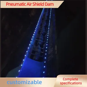 Anti-Aging Rubber Pneumatic Weir Dam Heavy Duty Steel Shield Plate Sediment Prevention Water Retaining Structure thumbnail-2