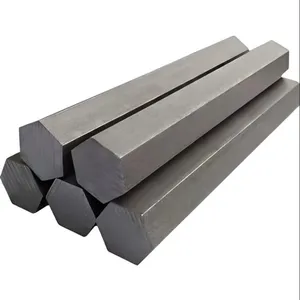 Hexagonal Carbon Steel Bar, 1045 Grade, Cold Drawn, OEM Custom Dimension, Bulk Wholesale thumbnail-1