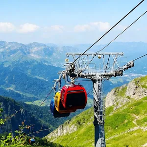 Speed Cable Car and Aerial Tramway Ropeway System Supplier With Steel Wire Rope and Reliable Chairlift Solutions Cableway thumbnail-2