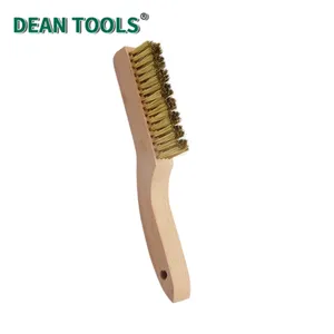 Non-Sparking Bent Handle Brush Shoe Handle Spark-Free Surface Cleaning for Hazardous Industrial Environments thumbnail-1
