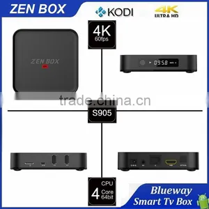 New Professional Brand Zen-Box 2GB DDR3 S905 HD 4K2K KODI IPTV Receiver Quad Core Android TV Box thumbnail-1