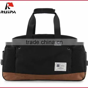 Brand Duffle Bag Travel Duffel Teeange Cotton Fabric With Nubuck Leather thumbnail-1