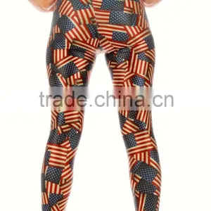 Thousand US American Flag Print Ladies Stretch Sexy Tight Flag Legging 2015 thumbnail-3