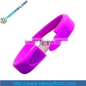 Cheap Silicone Usb Flash Drive Bracelets thumbnail-1