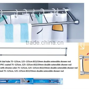 Shower Curtain Pole Stainless Steel Shower Rod SS304 Shower Curtain (8025-8027) thumbnail-4