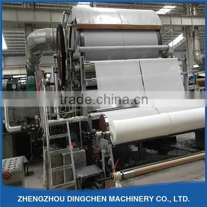 Waste Paper Recycling Plant Cost 2880mm Toilet Paper Making Machine thumbnail-2