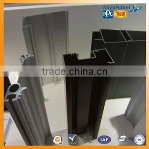 Black Color Aluminium Profile for Invisible Frame Facade thumbnail-1