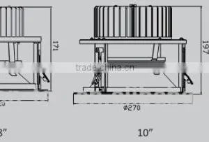 40~100w LED Downlight Replace Metal Halide thumbnail-4