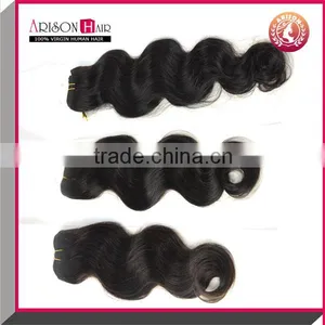 Unprocessed Wholesael 100% Brazilian Virgin Hair, Can be Dyed Brizilian Virgin Hair Bundles thumbnail-2