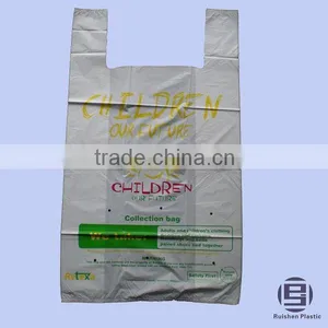 COF Biodegradable PE Plastic Donation Bag With Printing For Collection thumbnail-1
