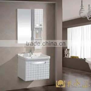New Design Wall Hanging Modern Bathroom Vanities PVC Cabinet (EAST-25076) thumbnail-1