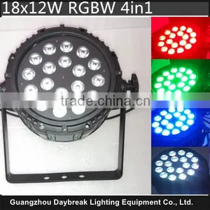 Outdoor Stage Lighting Ip65 4/8CH 90-240v 18x12w Cheap Led Waterproof Par Light for Events thumbnail-1