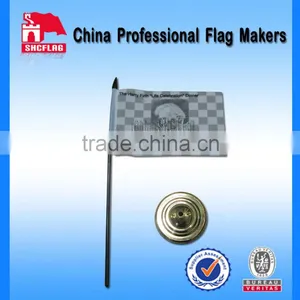 Alumium Pole/wooden Flag Pole and Stand Table Flag thumbnail-1