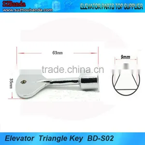 Elevator Door Parts Door Triangular Key BD-S02 thumbnail-1