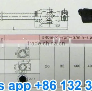 T4 PTO Shaft For Sale thumbnail-2