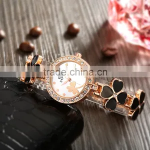 2016 Cheap Price Fashion Four-leaf Clover Ladies Fancy Watches Imported Watches Quality Choice Most Popular thumbnail-2