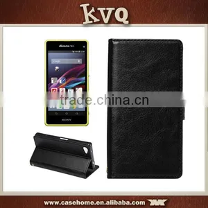 Flip Case Cover Pouch For Sony Xperia Z5 Ultra Leather Wallet Case thumbnail-1
