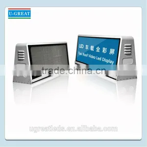 Outdoor Double Side P5 Full Color 3G WIFI Taxi Roof LED Sign/ Car Top Display/Taxi Light Box Quality Choice thumbnail-3