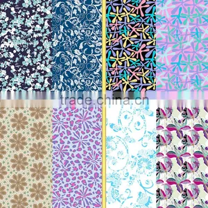 4 Way Stretch Knitted Printed Swimwear Fabric /Flower Design Printing Fabric thumbnail-1