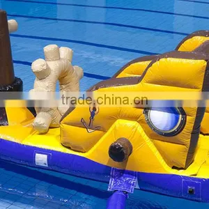 Hot Sale Sdult Outdoor Obstacle Course Equipment Pirate Ship Inflatable Water Obstacle Course for Sale Supplier's Choice thumbnail-4