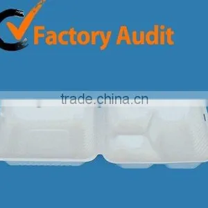 Christmas Kitchen Dinner Dispostable Compostable Biodegradable Food Box Made by Sugarcane Pulp thumbnail-1