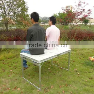 4 Seat Aluminium Outdoor Furnitue Leisure Picnic Table Camping Table Quality Choice thumbnail-2