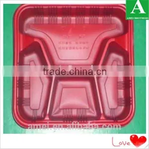 Wholesale Plastic Blister Compartment Food Tray thumbnail-1