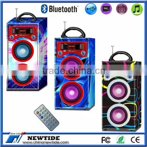 NT-WS001 USB TF FM Wood Speaker thumbnail-2
