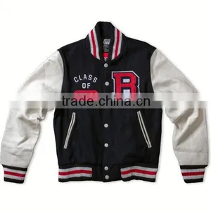 Varsity Jacket,custom Leather Sleeves Varsity Jacket/fashionwear Design Varsity Jacket thumbnail-4