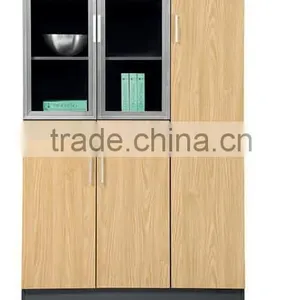 MDF Wood Glass Door Cabinet thumbnail-2