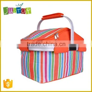 Factory Good Quality Folding Picnic Basket, Picnic Cooler Bag, Cooler Basket thumbnail-1