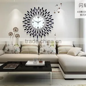 Hogift 2016 New Style Wholesale Decorative Big Size Metal Wall Clocks With Weather Station thumbnail-3