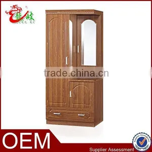 Modern Wardrobe With Mirror Bedroom Furniture Closet FC206 thumbnail-1