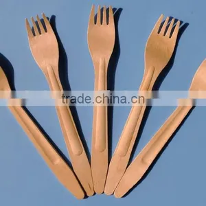 Disposable Wooden Fork thumbnail-1