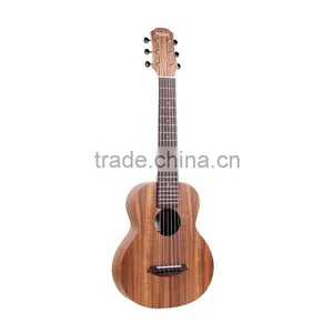 High Grade All Koa Body 30inch Guitalele,6 Strings Ukulele,mini Guitars thumbnail-1