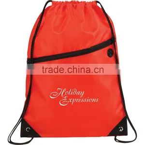 Customized Material and Printing Drawstring Backpack Bag Promotion Bag Quality Choice thumbnail-5