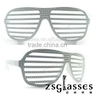 Factory Custom Gift Sunglasses Funny Crazy Rock Party Shutter Shades Sun Glasses/eyewear/frame Printing Logo OEM Quality Choice thumbnail-1