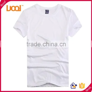 2016 Guangzhou LuoQi 160g Polyester Cotton O-neck Short Sleeve Print Cheap Promotion Custom Blank t Shirt thumbnail-1
