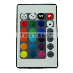 Mini 24 Key IR Remote Control RGB LED Strip Controller Small RGB Controller thumbnail-2