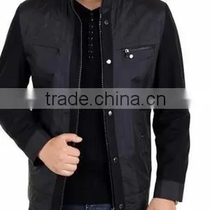 2015 Spring and Autumn Jacket Mens Summer Thin Size Collar Middle-aged Men's Casual Jacket thumbnail-2