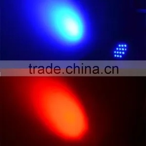 2015 Cheap LED Par 64 54led*1w Rgbw Dmx Stage Mini Flat Par Light /flat Par Can thumbnail-5