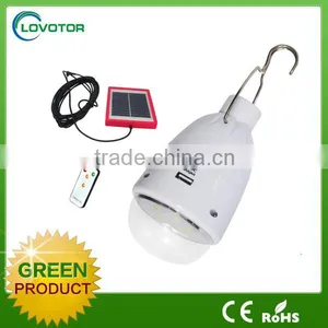 White Color ABS Material Led Solar Light Camping With Solar Panel thumbnail-1
