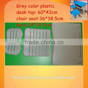 Modern Ergonomic Design Plastic School Desk and Chair Top thumbnail-1
