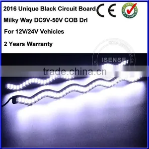 12V 24V 6.7" Inch Auto Parts Cob Flexible Daytime Running Light DRL LED thumbnail-3