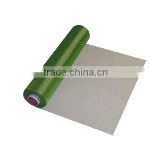 Green Color Organza Roll Flower Wrapping thumbnail-1