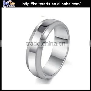 High Polished Fashion Men's Stainless Steel Men's Ring Wholesale thumbnail-3