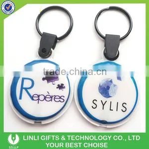 Led Flashlight PVC Custom Keyring thumbnail-3