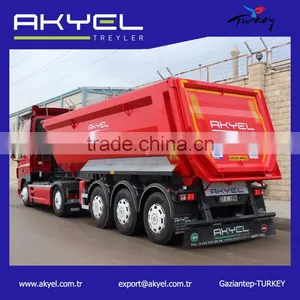 3 Axle 60 Ton Tipper Truck /Semi Trailer on Sales thumbnail-2