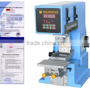 New Products Desktop Mini Single Color Pad Printing Machine LC-TP1-150 for Toy, Cap, Gift,pen,plastic for Sale thumbnail-2